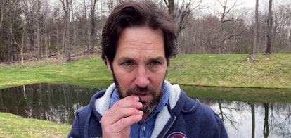 Paul Rudd as Bobby Newport in the 'Parks and Recreation' reunion special.