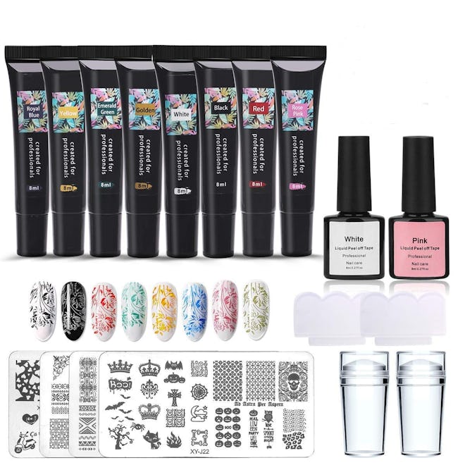 Nail Art Stamping Kit, mcwdoit