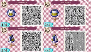 Animal Crossing Designs 18 Qr Codes For Jojo Dbz And Naruto Outfits,How To Draw A Field Goal