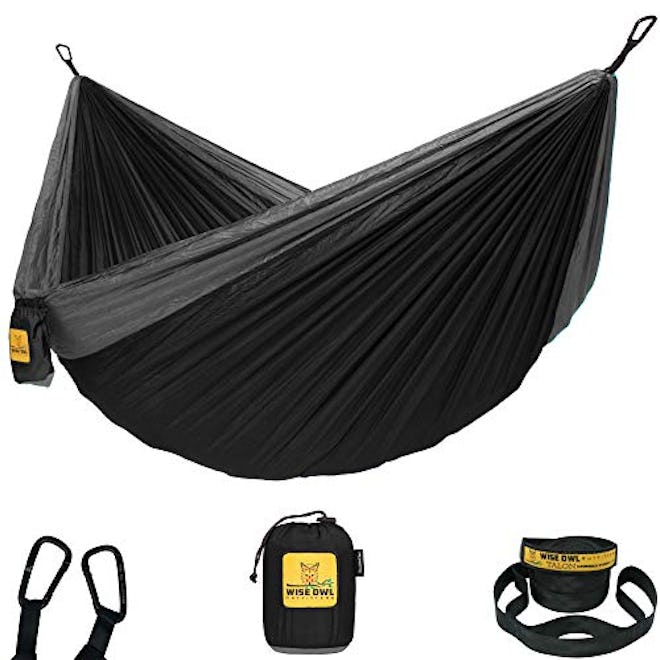 Wise Owl Outfitters Hammock Camping Double & Single with Tree Straps 