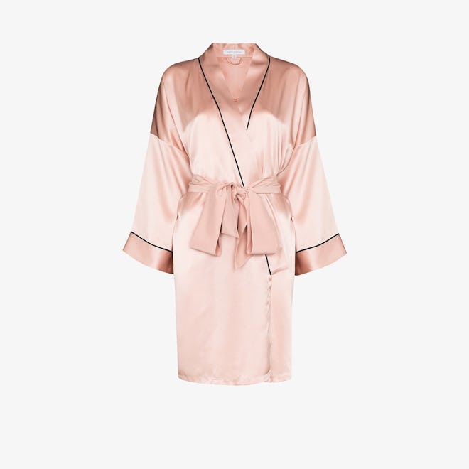 Olivia von Halle Silk Night Robe