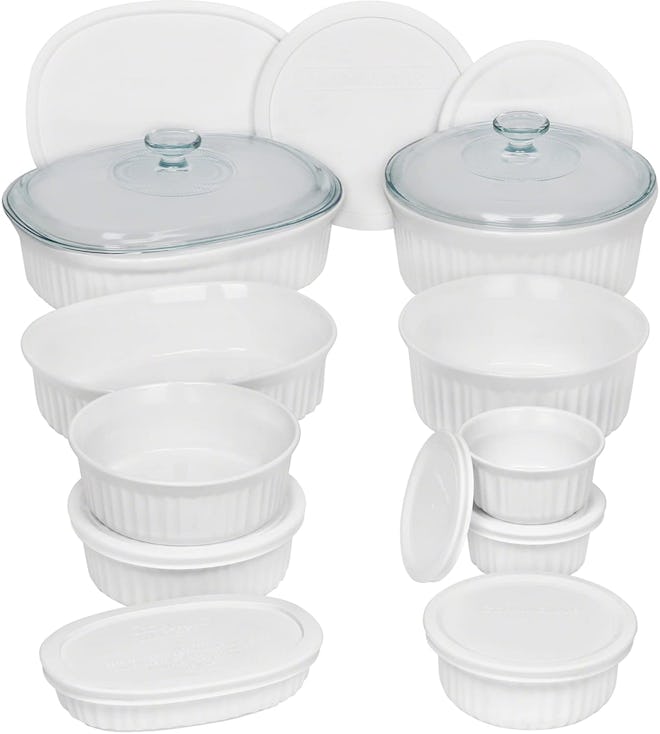 CorningWare French White Bakeware Set (20 Pieces)