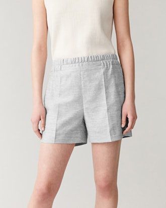 Linen-Mix Shorts