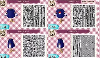 Animal Crossing designs 18 QR codes for Jojo DBZ   Animal Crossing designs 18 QR codes for Jojo DBZ