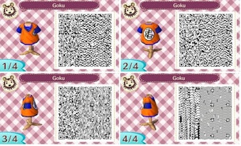 Animal Crossing Designs 18 Qr Codes For Jojo Dbz And