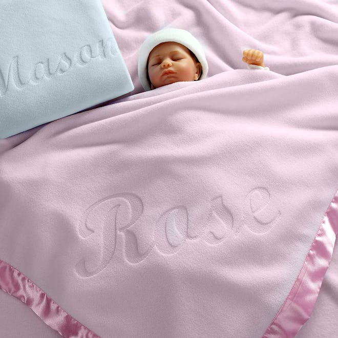 Custom Catch Personalized Baby Blanket 