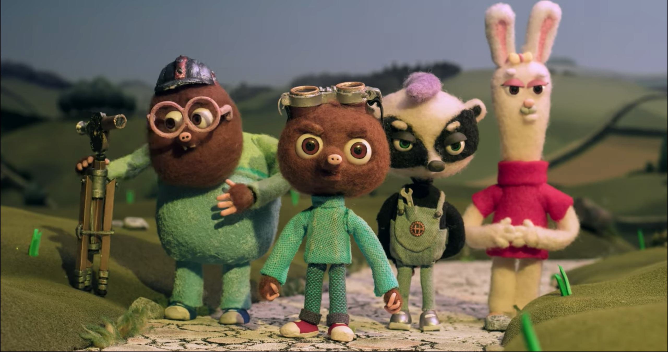 In Strike, a stop-motion family film, a small mole has big dreams of playing soccer despite his fami...