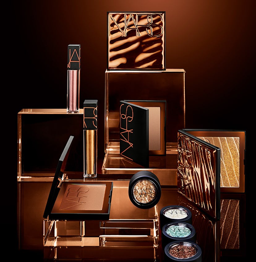 Bronzer, eyeshadow, and lip color from NARS' new Bronzing collection.