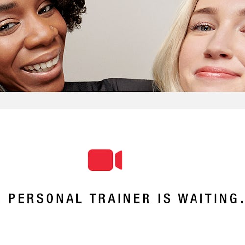 Campaign for FaceGym's new Personal Training virtual workouts.