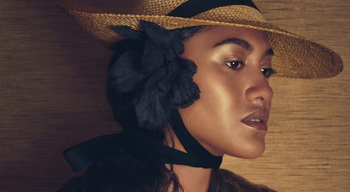 NARS' new Bronzing collection makeup on model.