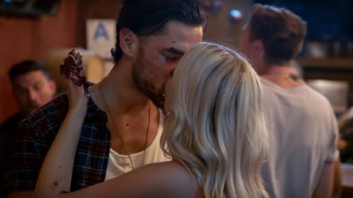 'Vanderpump Rules' stars Brett and Dayna kissing.