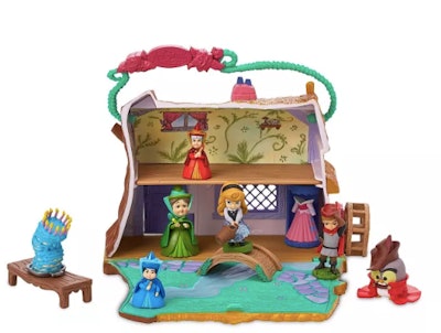Disney Animators' Collection Littles Sleeping Beauty Aurora Cottage Playset 
