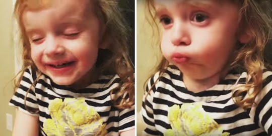 Little Girl Pretends To Like Mom's Cooking & Dry Heaves Through It Like ...