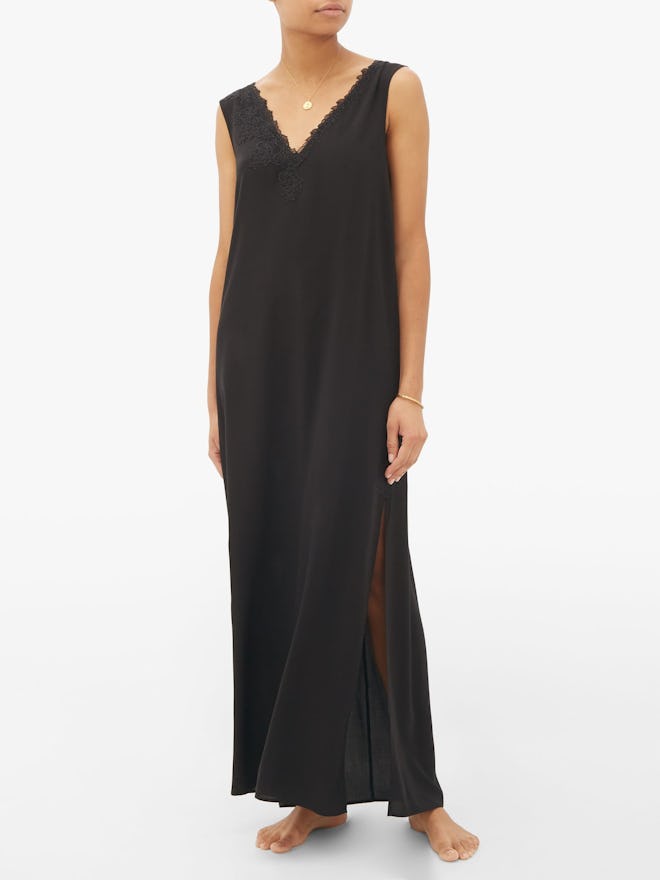 Bella Lace-Applique Nightgown