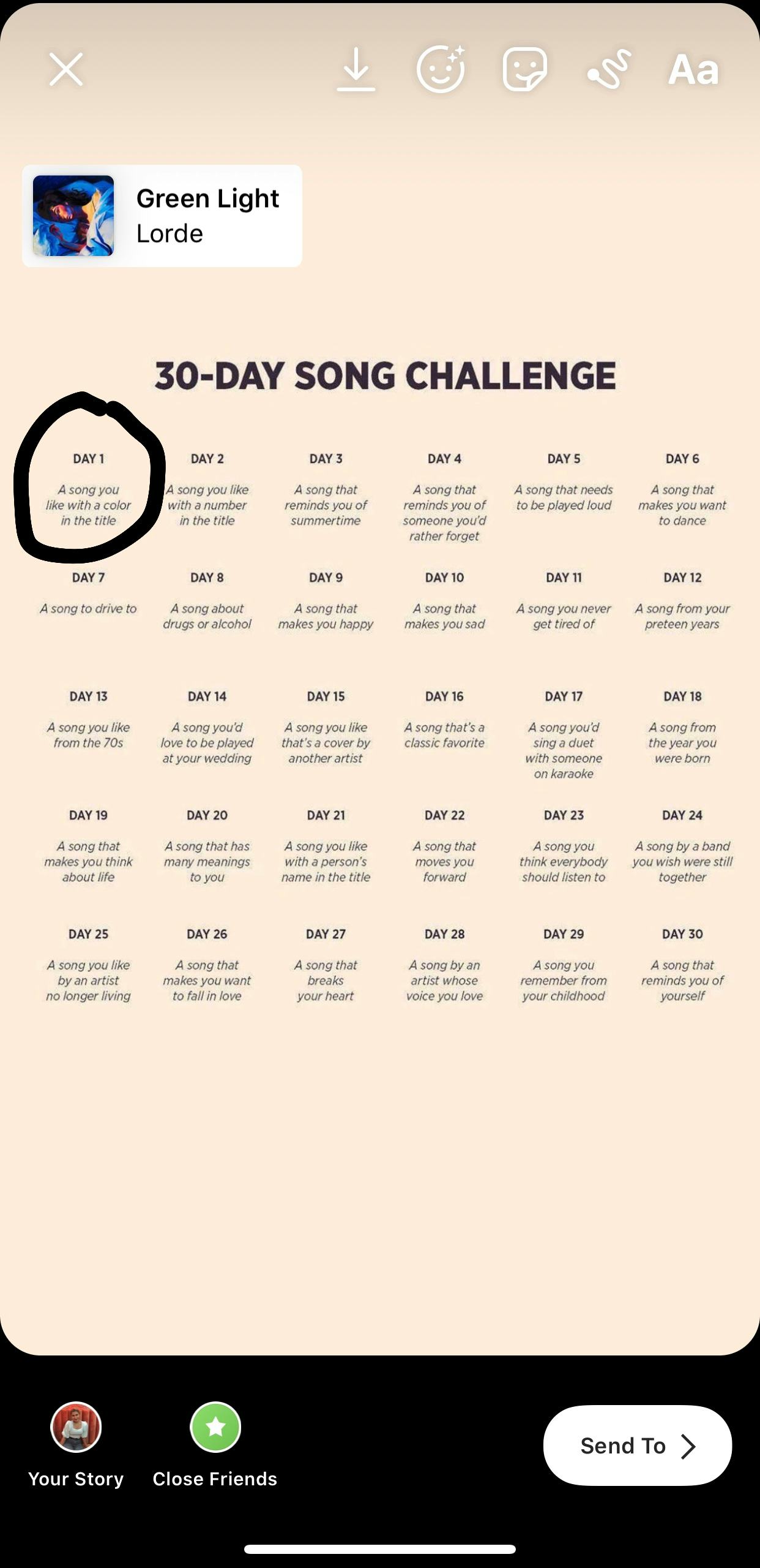 Download 30 Day Instagram Challenge Template Pics