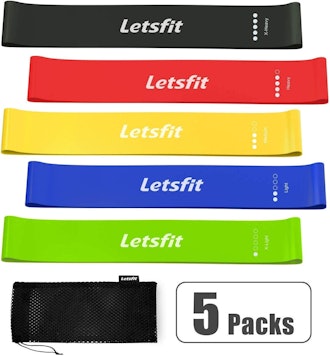 Letsfit Resistance Loop Bands (5-Pack)