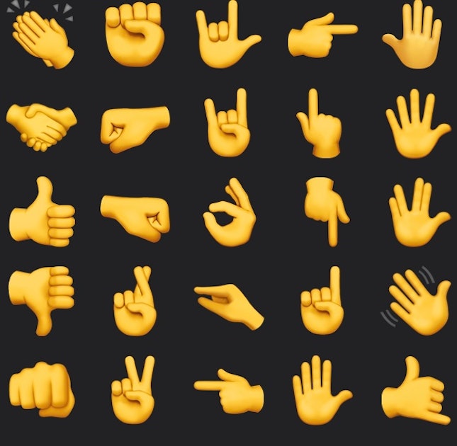 Emoji Hand Signs