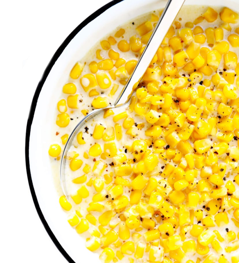 slow cooker creamed corn recipe from Gimme Some Oven is a classic side dish