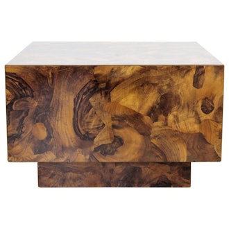 Mid Century Modern Burl Wood Table