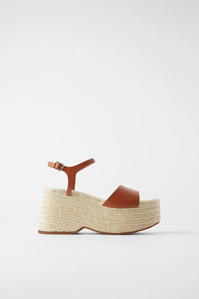 Zara Jute Platform Wedges