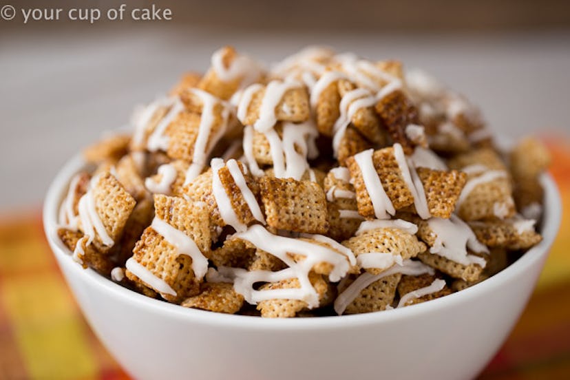 Chex Mix a great sweet treat that uses no flour.