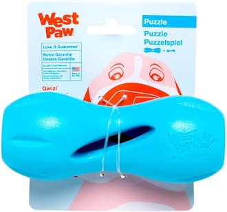 West Paw Zogoflex Qwizl Interactive Treat Dispensing Dog Puzzle 