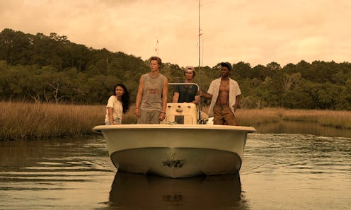 Kie, JJ, John B, and Pope in 'Outer Banks'