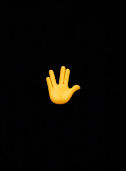 The Vulcan Salute emoji is a nod to Star Wars. 