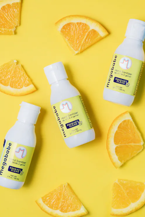 Megababe's Squeaky Clean hand sanitizer is back in stock