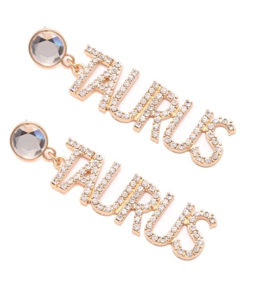 Fashion Nova Zodiac Signs "Taurus" Earrings