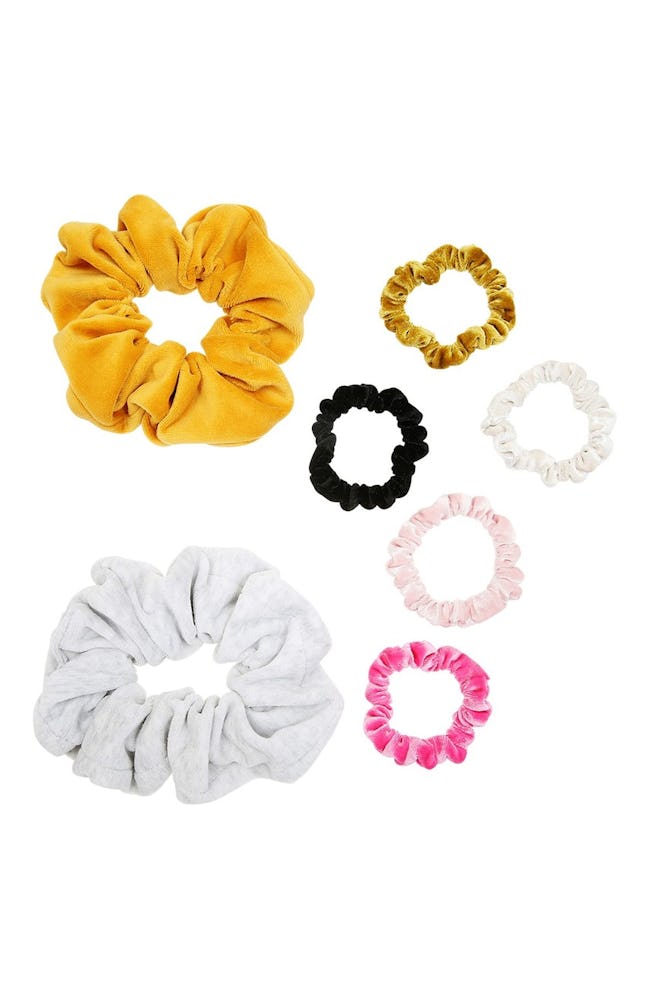 Oversize and Skinny Velvet Scrunchie Set