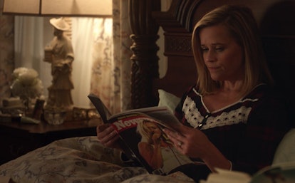 Elena (Reese Witherspoon) reading Newsweek in 'Little Fires Everywhere'