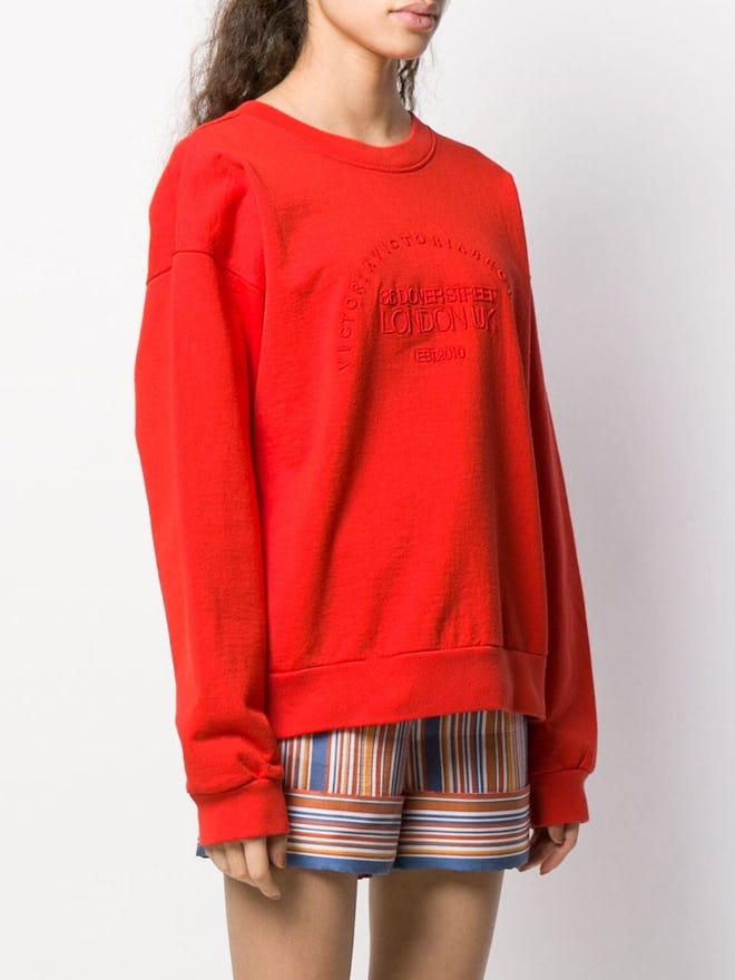 heritage embroidered sweatshirt