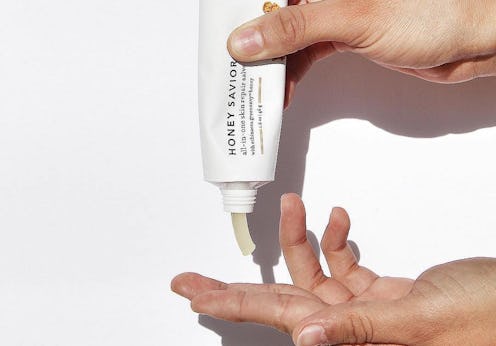 Farmacy's Honey Savior All-in-One Skin Repair Salve is one of the many products great for dry hands.