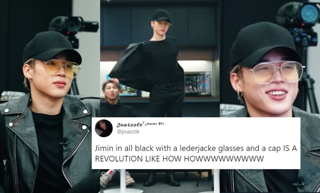 20 Tweets About Jimin s All Black Outfit In BTS BT21  