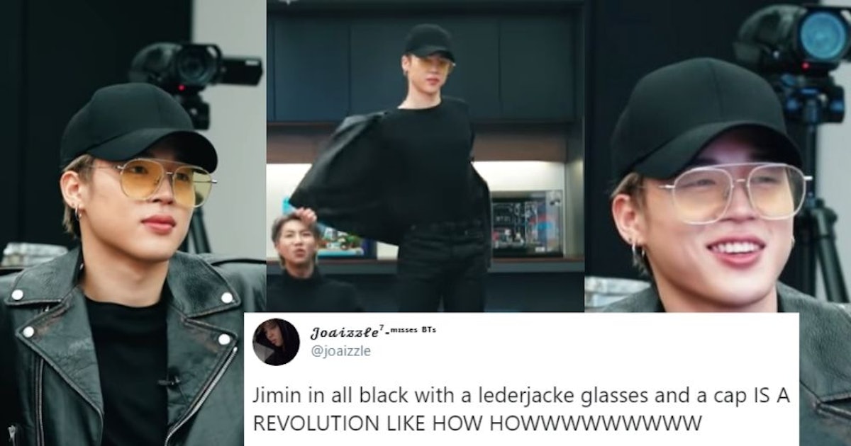 20 Tweets About Jimin s All Black Outfit In BTS BT21   20 Tweets About Jimin s All Black Outfit In BTS BT21
