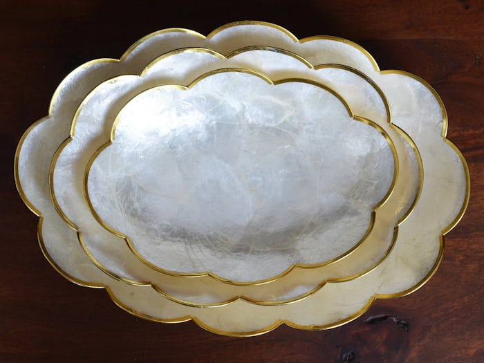 Capiz Shell Trays