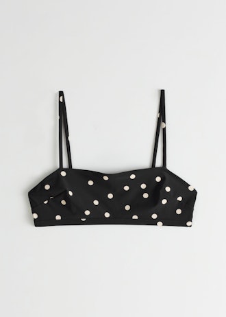 Polka Dot Bandeau Bikini Top