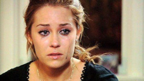 Lauren Conrad from The Hills cries with mascara running down her face. This article explains reasons...