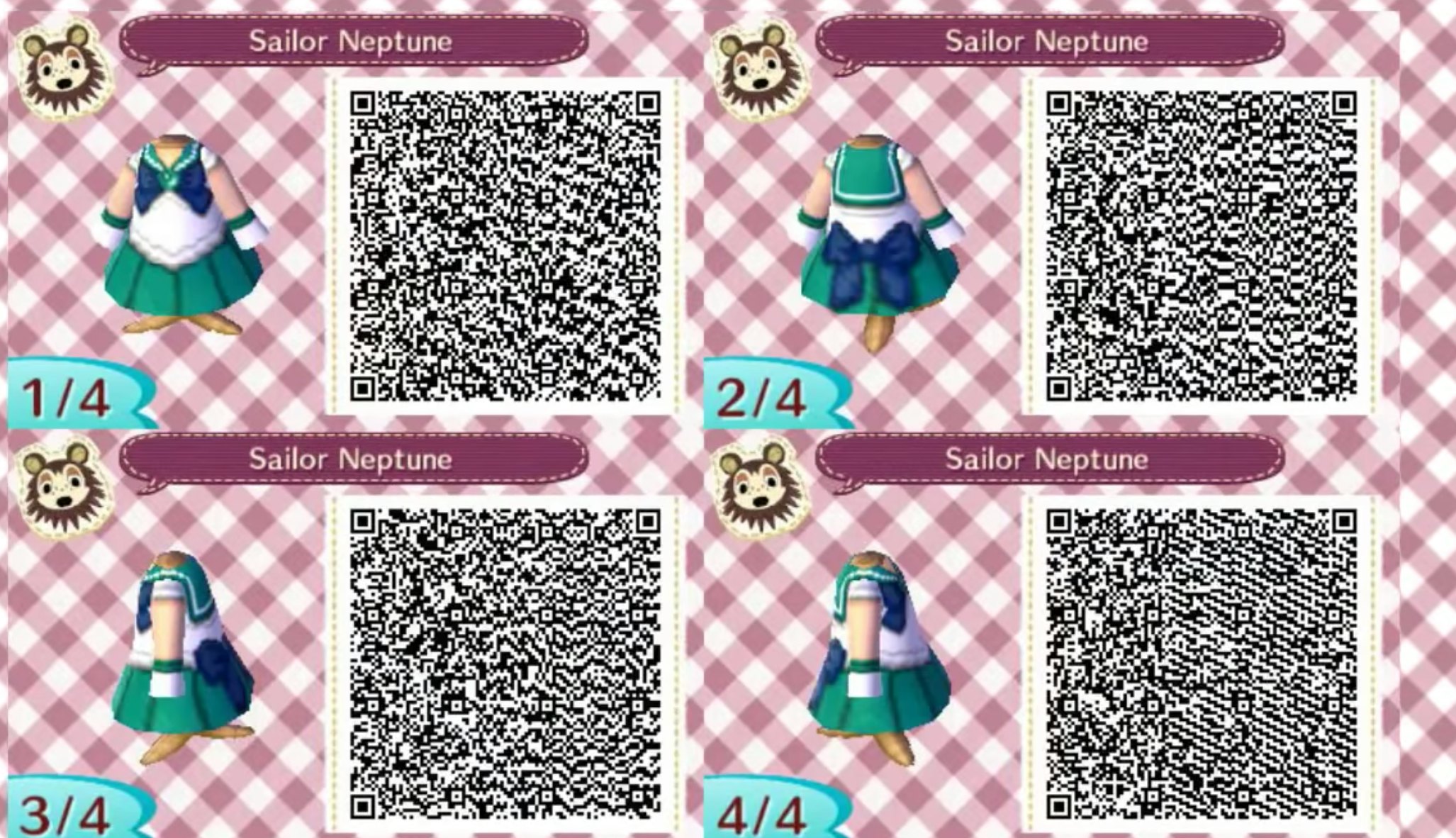 Animal Crossing New Horizons Designs 10 Qr Codes For Sailor Moon Outfits - roblox clothes codes included sparkle