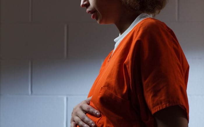 A pregnant female inmate at Western Massachusetts Regional Women's Correctional Center in Chicopee, ...