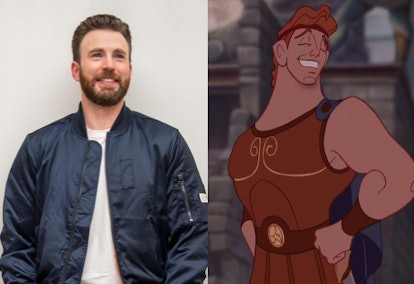 Chris Evans and the animated Hercules
