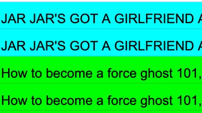 Jar Jar's girlfriend and 3 more gems from the best 'Clone Wars' cheat sheet