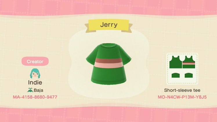 Jerry costumes for Animal Crossing: New Horizons