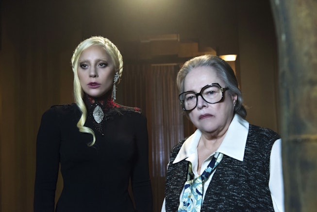 Lady Gaga and Kathy Bates in 'American Horror Story.' 