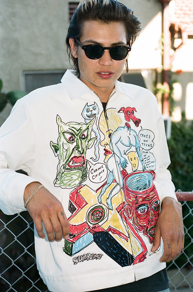 Supreme's new capsule is punk as hell with artwork from the late