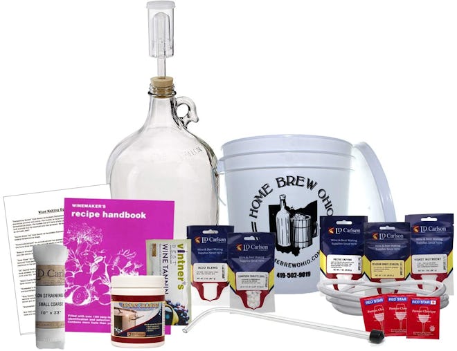 Midwest Homebrewing And Winemaking Supplies One-Gallon Wine Making Kit