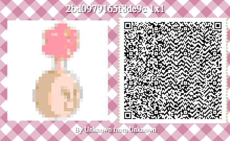 Plumbus poster next to a QR code