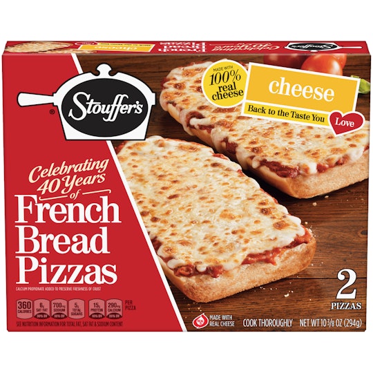 A picture of Stouffer's classic french bread pizza in the iconic red box.