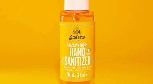 Sol de Janeiro's Brazilian Touch Hand Sanitizer Spray in bottle.